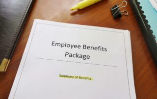 explain how employee benefits affect total employment compensation.