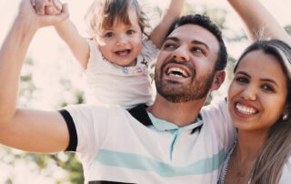 smiling family