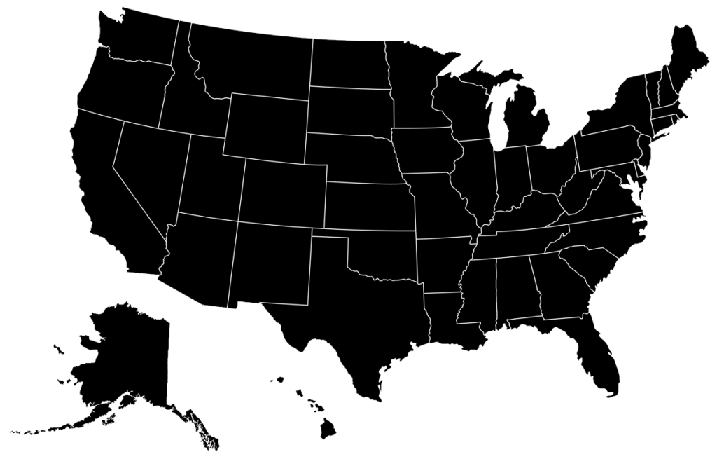 a map of the united states