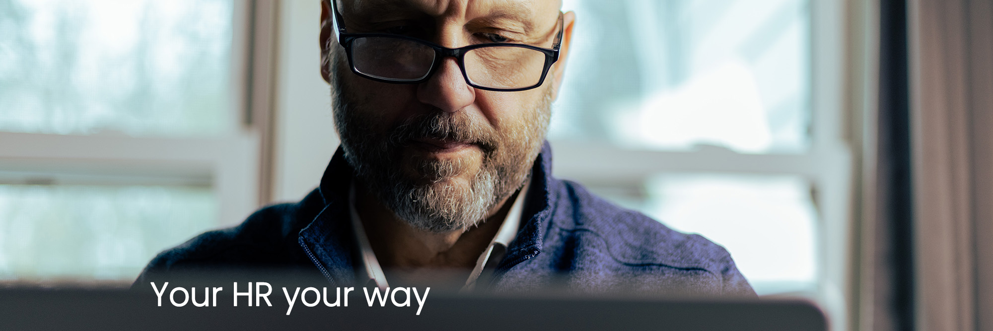 hr leader working on computer